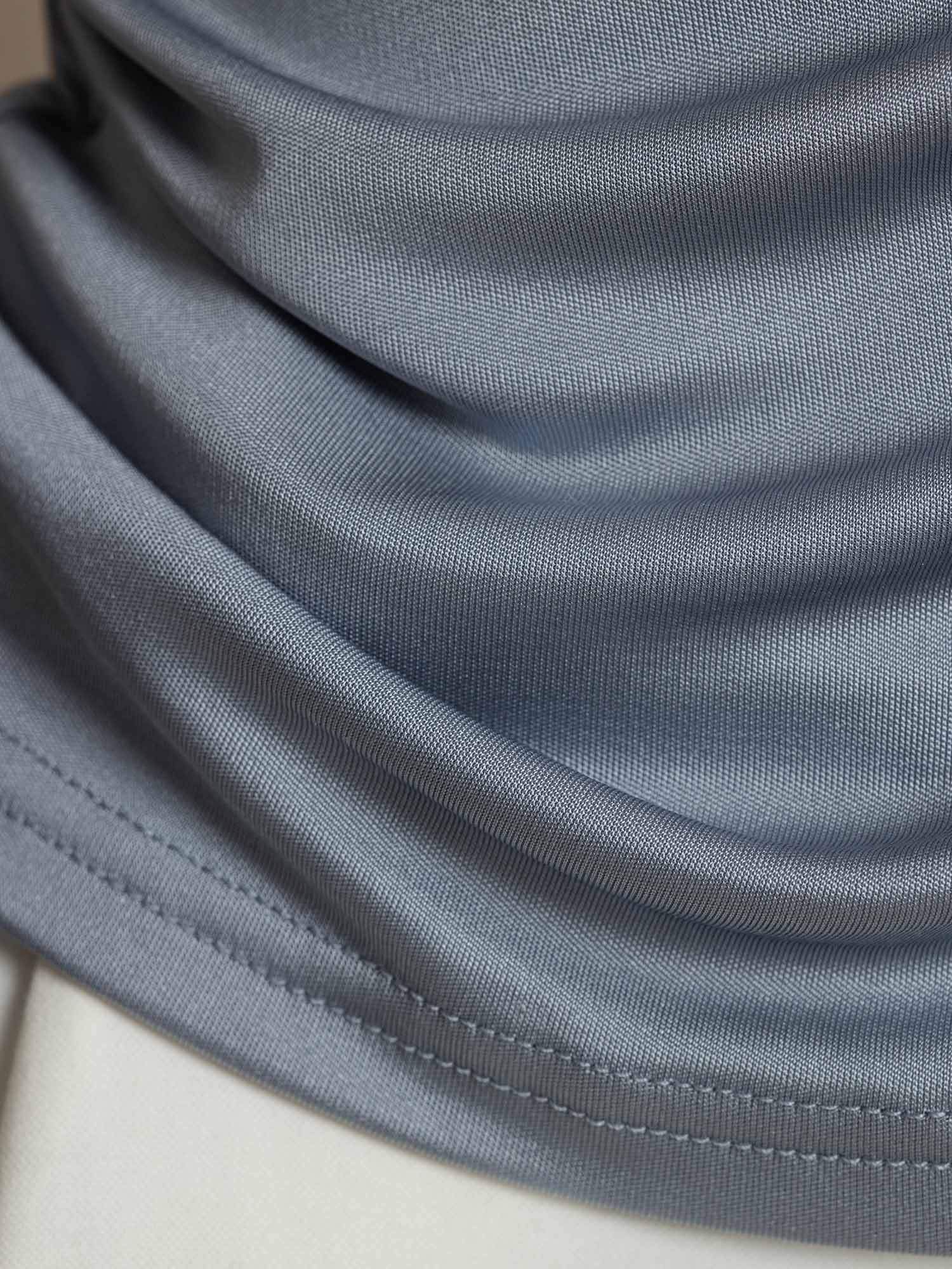 [Lysegrå] SilkSilky-NO Silke Womens T-Shirt 005