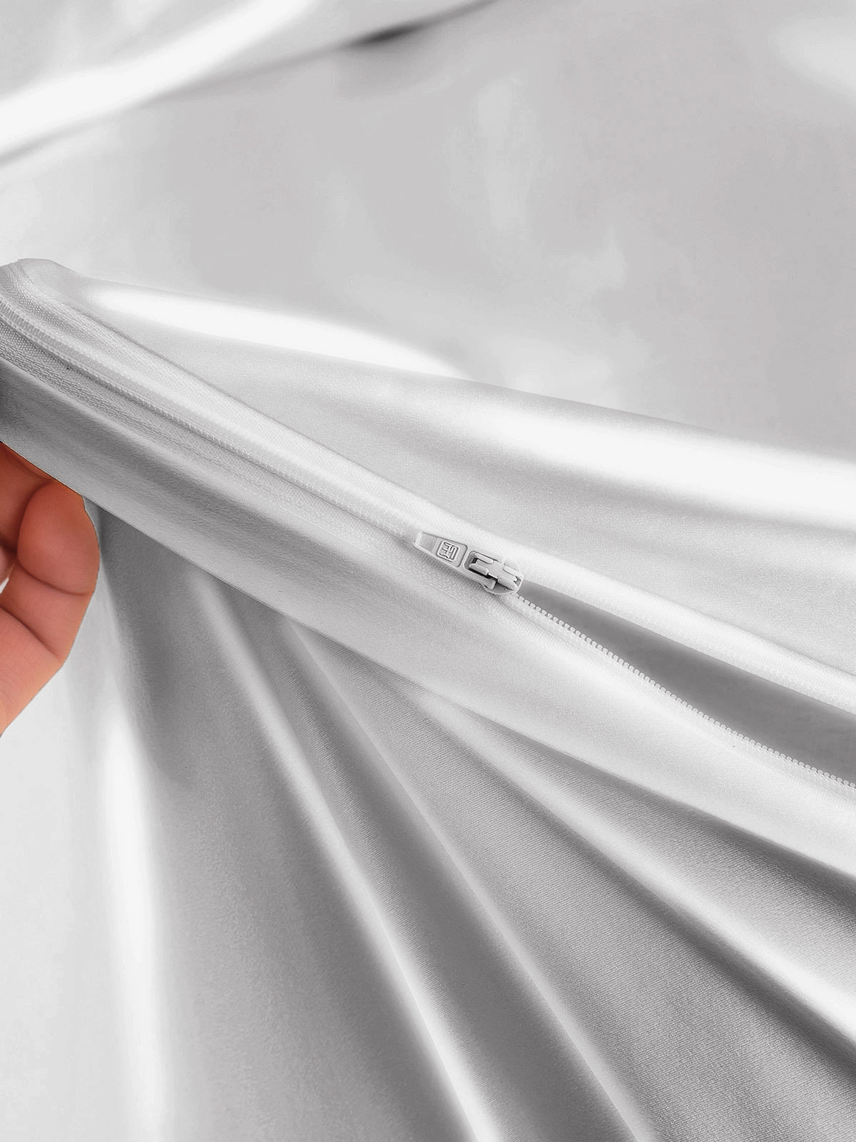 [Sølv] SilkSilky-NO 25Momme Bedding Set 005