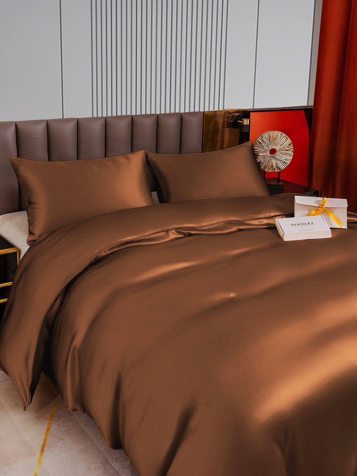 [Kaffe] SilkSilky-NO 22Momme Bedding Set 004