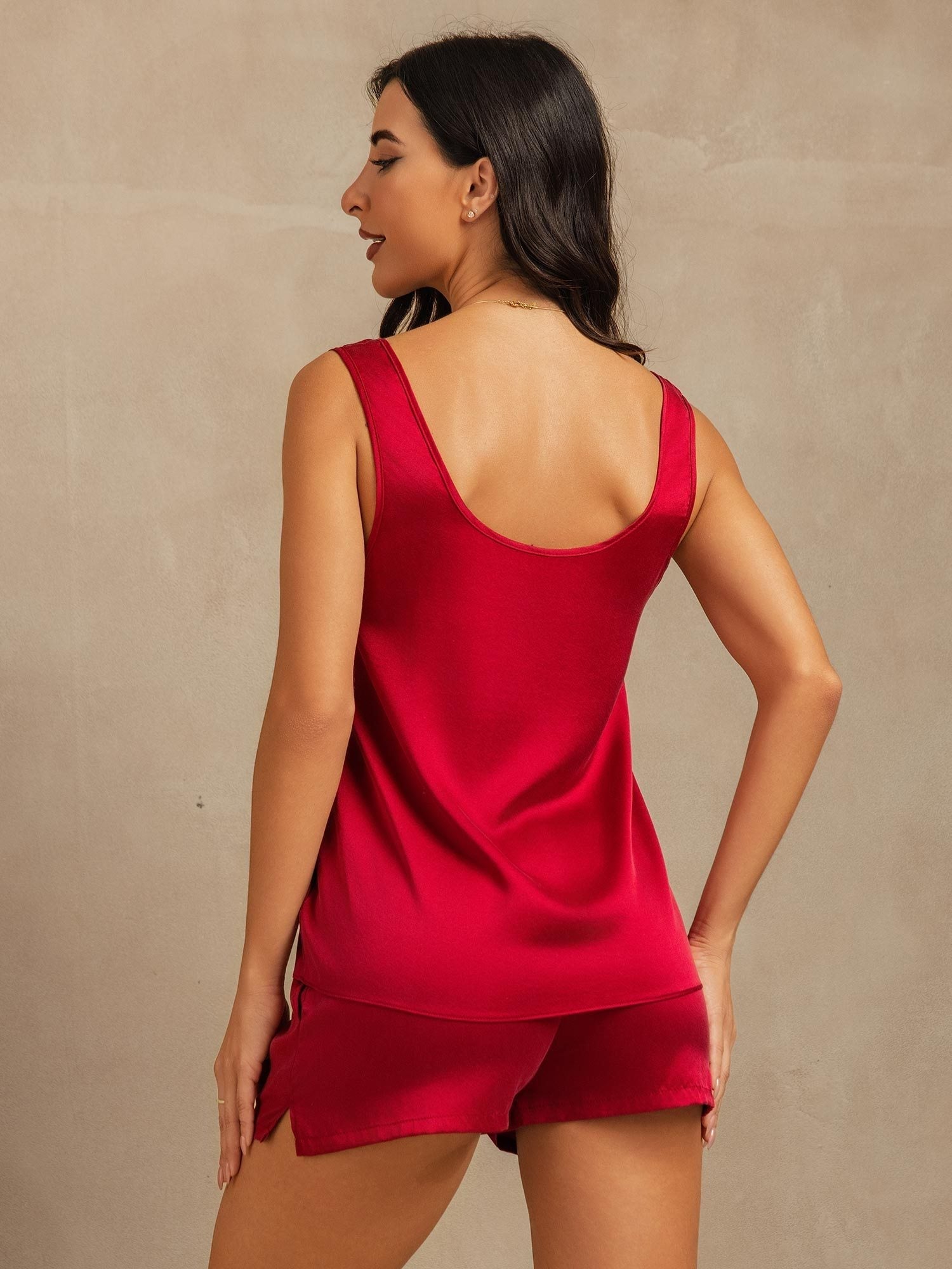 [Vin] SilkSilky-NO 19Momme Silke Womens Pajamas 002