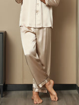 [Tan] SilkSilky-NO Mens Sleep Bottoms 004,