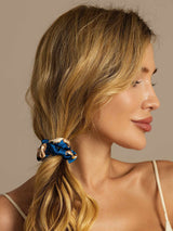 [Navy Drage] SilkSilky-NO Scrunchie 005
