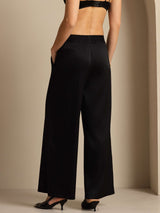 [Svart] SilkSilky-NO 19Momme Womens Pants 002