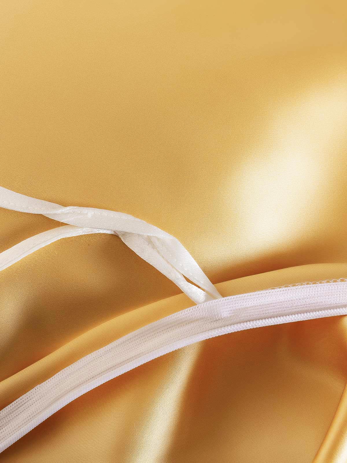 [Champagne] SilkSilky-NO 25Momme Duvet Cover 006