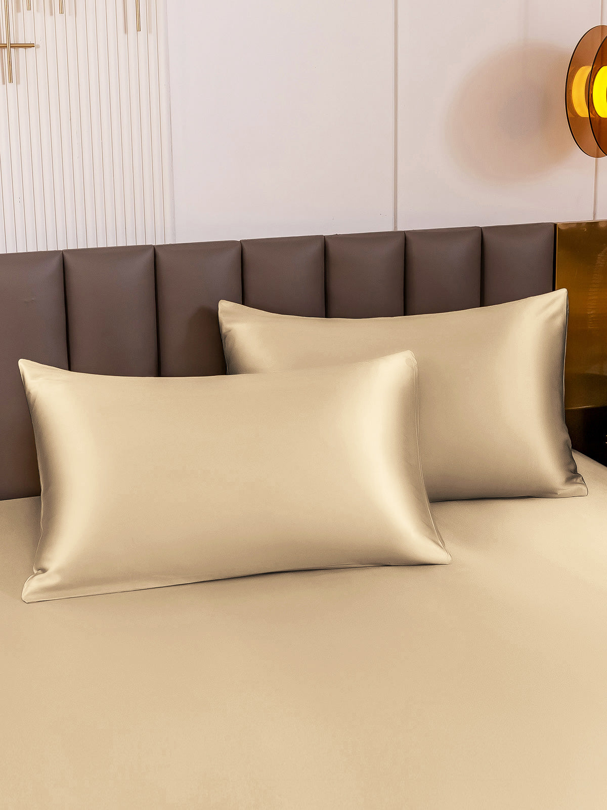 [Beige] SilkSilky-NO 19Momme Pillowcase 003