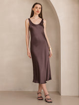 [Kaffe] SilkSilky-NO Sleeveless Kjole 001