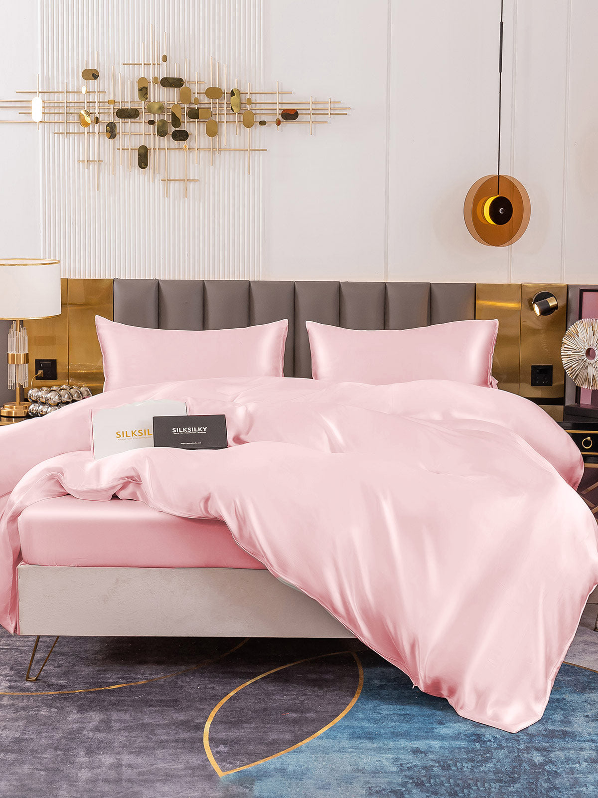 [Rosa] SilkSilky-NO 19Momme Bedding Set 002
