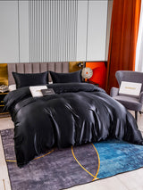 [Svart] SilkSilky-NO 22Momme Bedding Set 005,