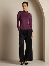 [Lilla] SilkSilky-NO Silke Womens T-Shirt 008