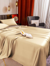 [Beige] SilkSilky-NO 19Momme Sengesett 004