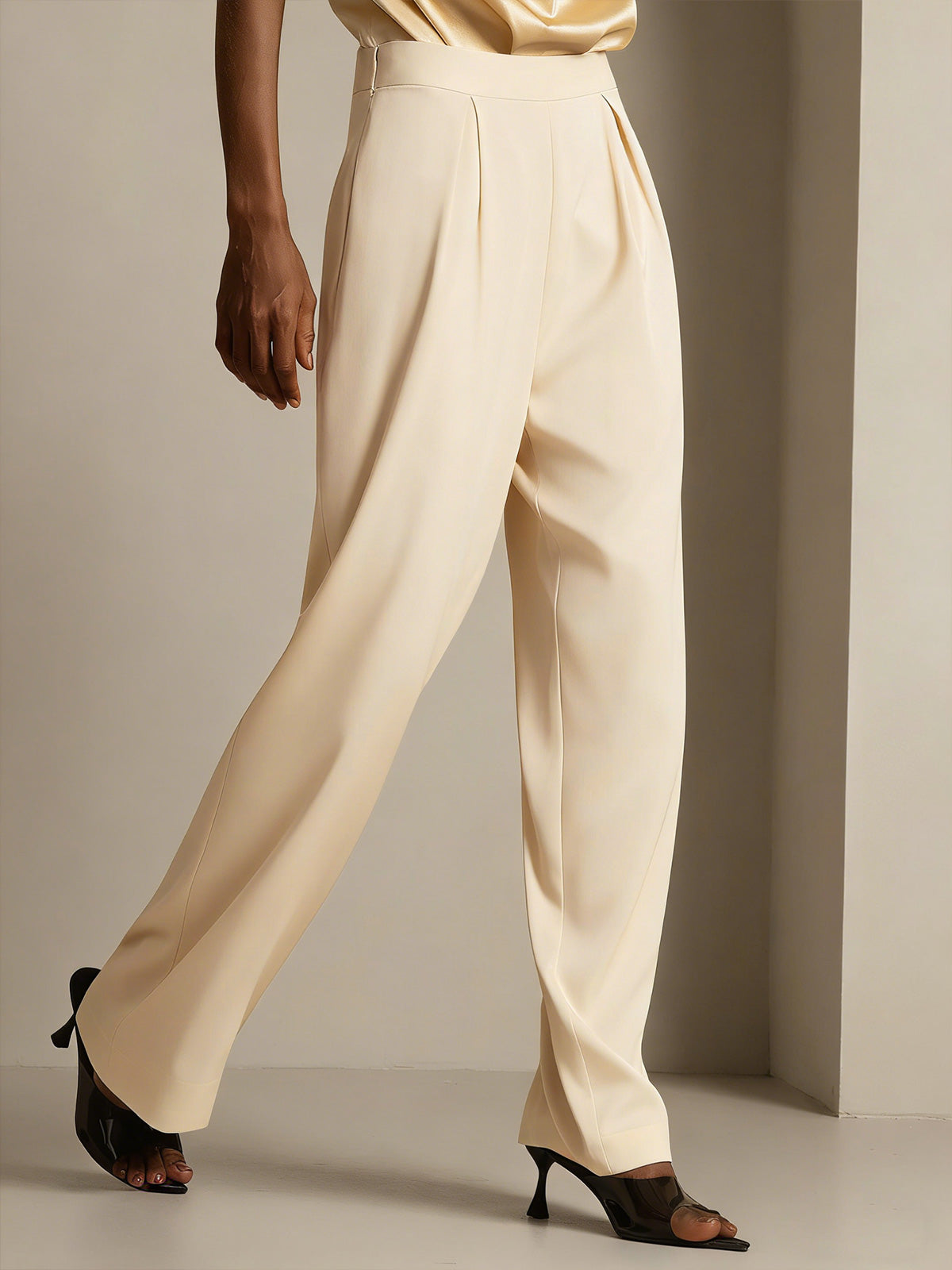 [Champagne] SilkSilky-NO 19Momme Damebukser 003