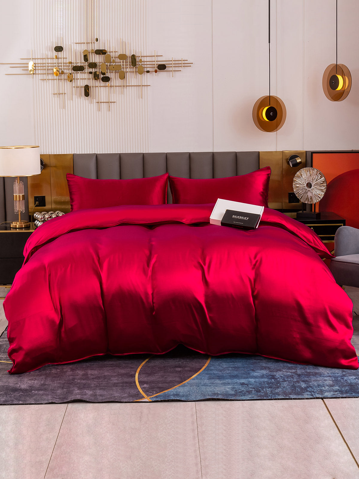 [Vin] SilkSilky-NO 19Momme Bedding Set 002