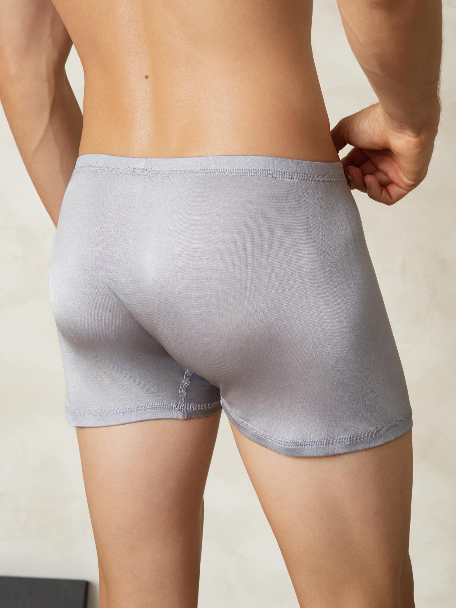 [Grå] SilkSilky-NO Mens Underwear 002