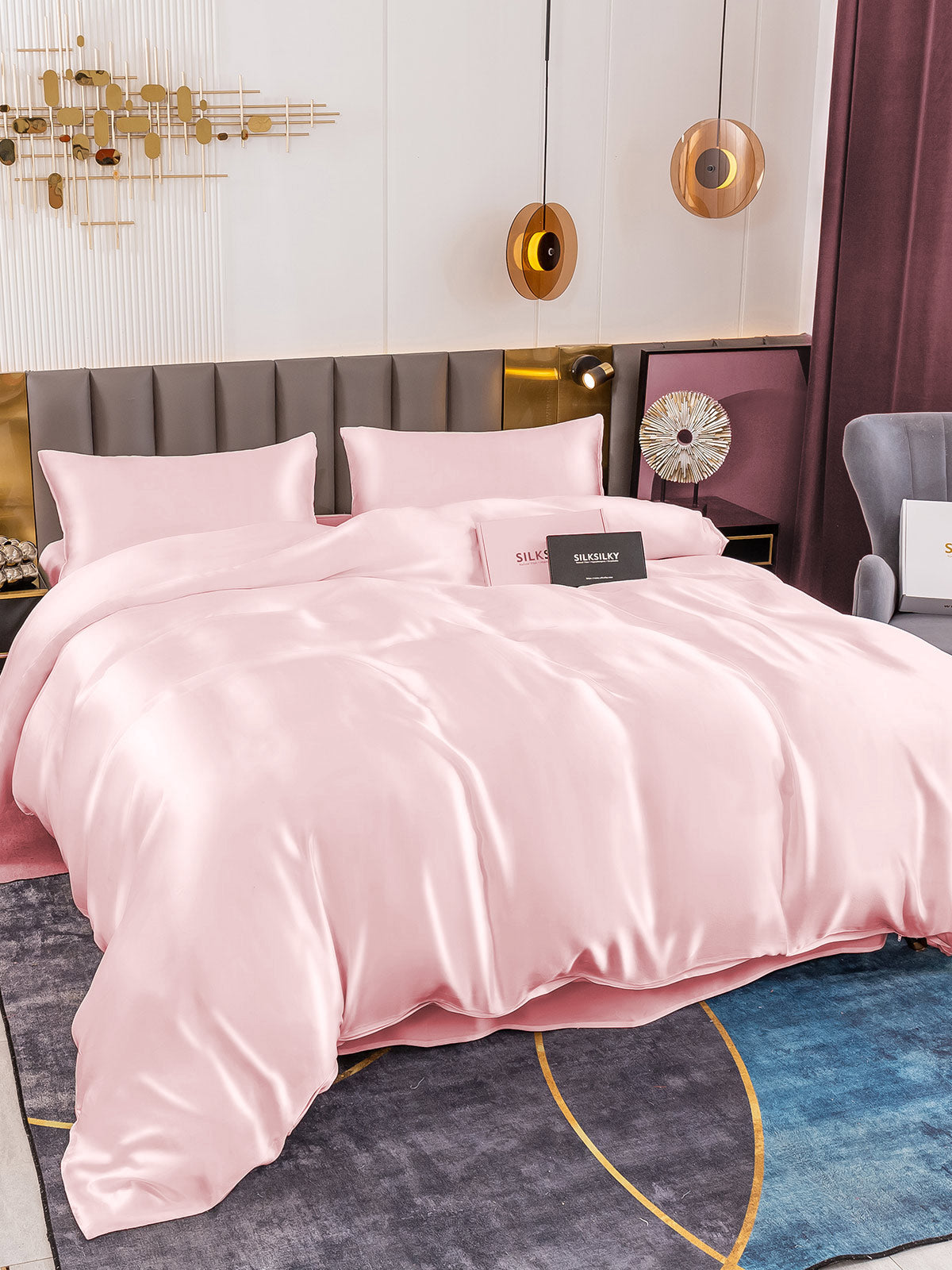 [Rosa] SilkSilky-NO 19Momme Bedding Set 003