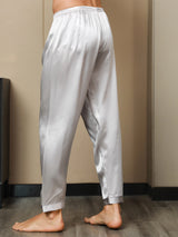 [Grå] SilkSilky-NO Mens Sleep Bottoms 006,