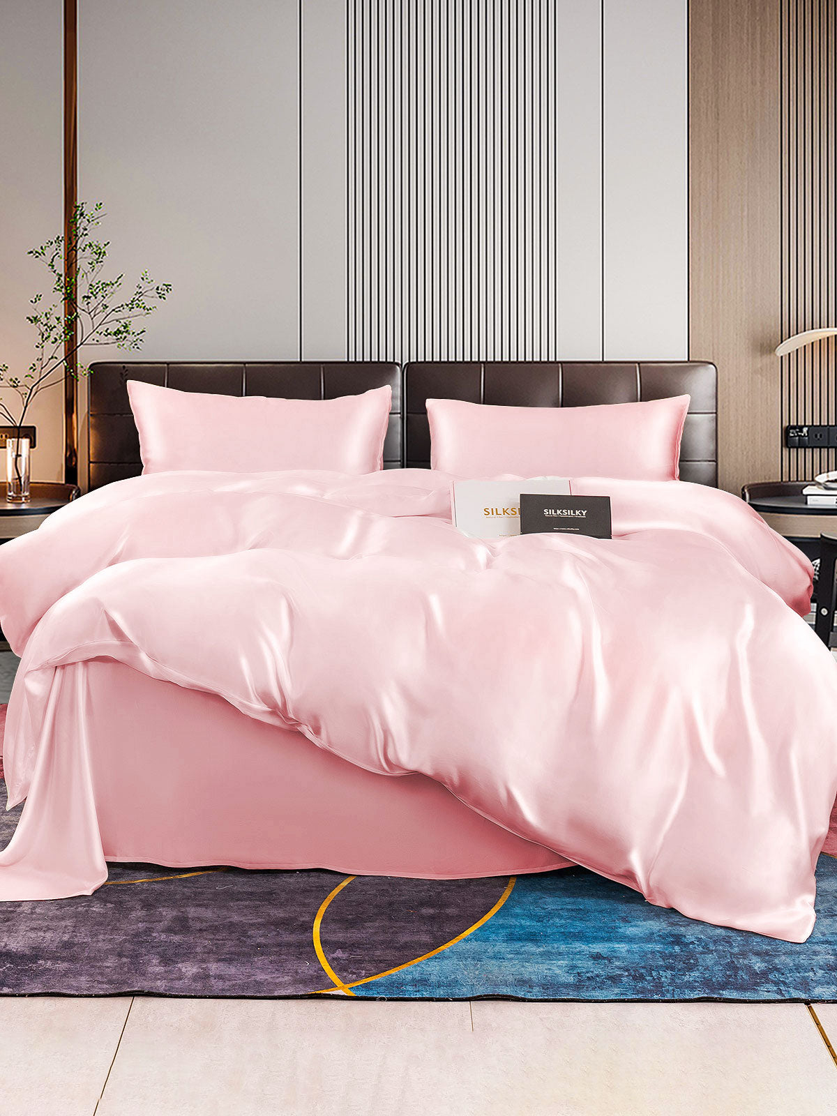 [Rosa] SilkSilky-NO 22Momme Bedding Set 001