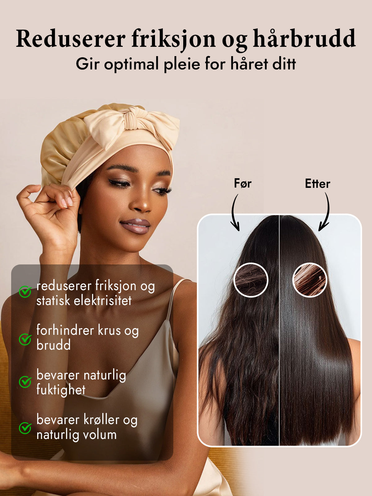 [Champagne] SilkSilky-NO Silke Sleep Cap 003