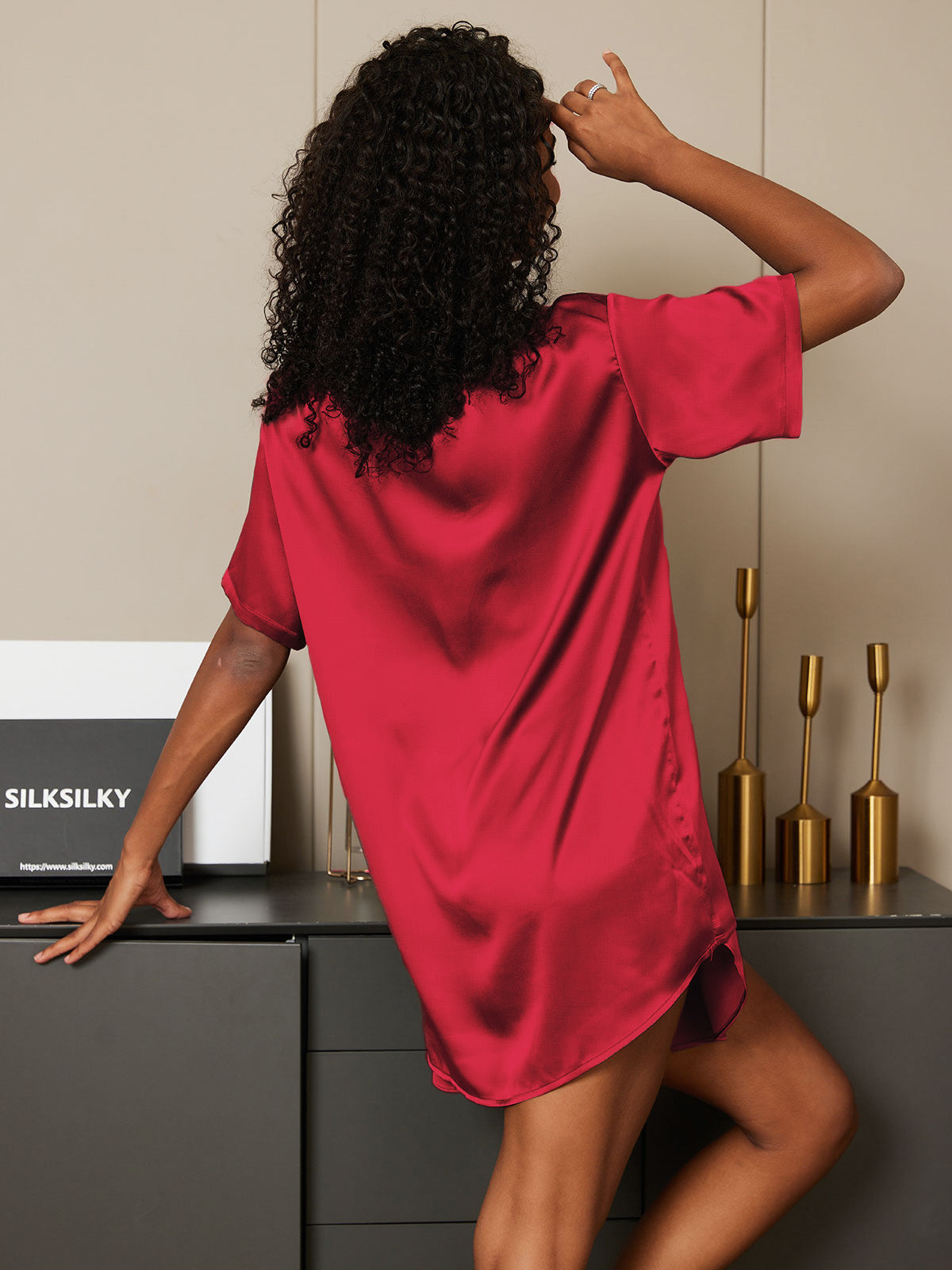 [Vin] SilkSilky-NO Pure Silk Womens Pajamas 002