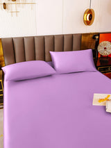 [Lavendel] SilkSilky-NO 19Momme Sengesett 005
