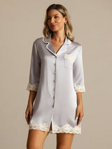 [Lavendel] SilkSilky-NO Silke Nightshirt 009