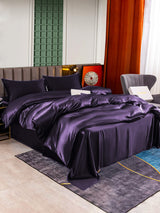 [Mørklilla] SilkSilky-NO 25Momme Bedding Set 002