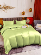 [Mintgrønn] SilkSilky-NO 19Momme Bedding Set 005