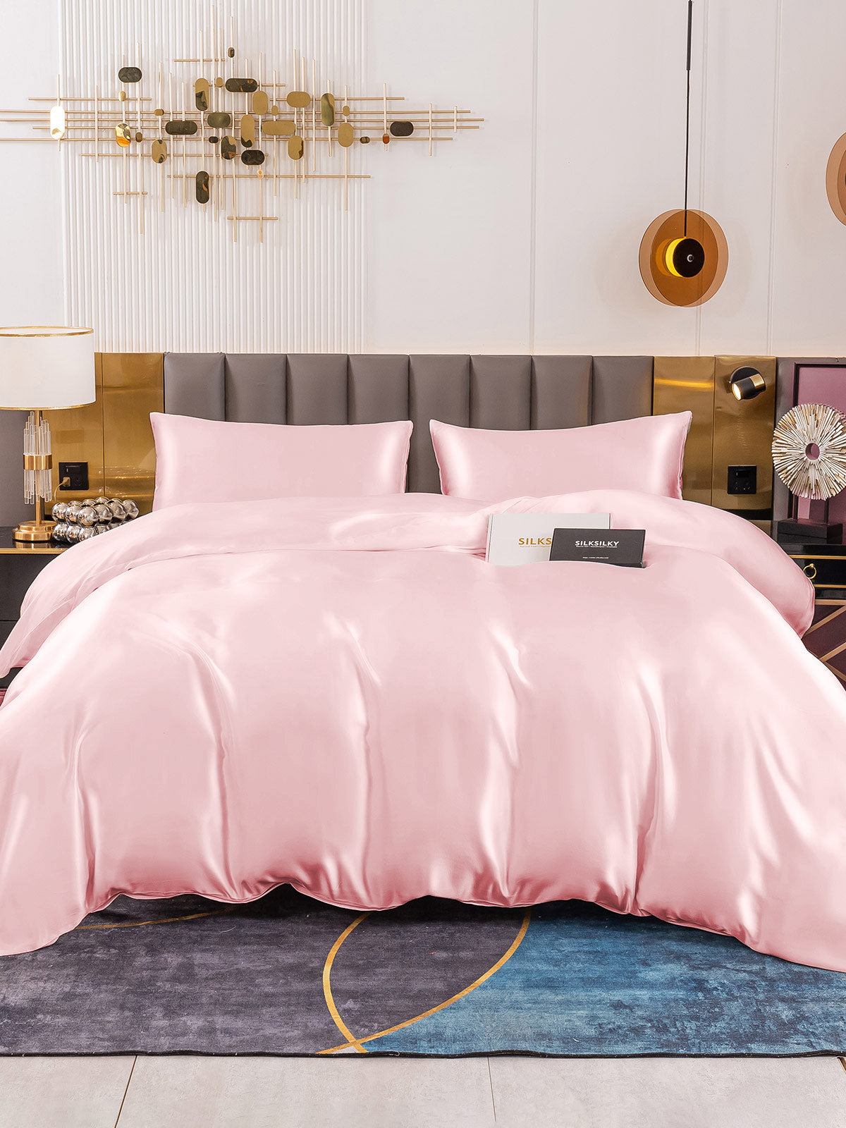 [Rosa] SilkSilky-NO 19Momme Bedding Set 001