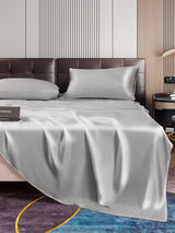 [Sølv] SilkSilky-NO 22Momme Bedding Set 006,