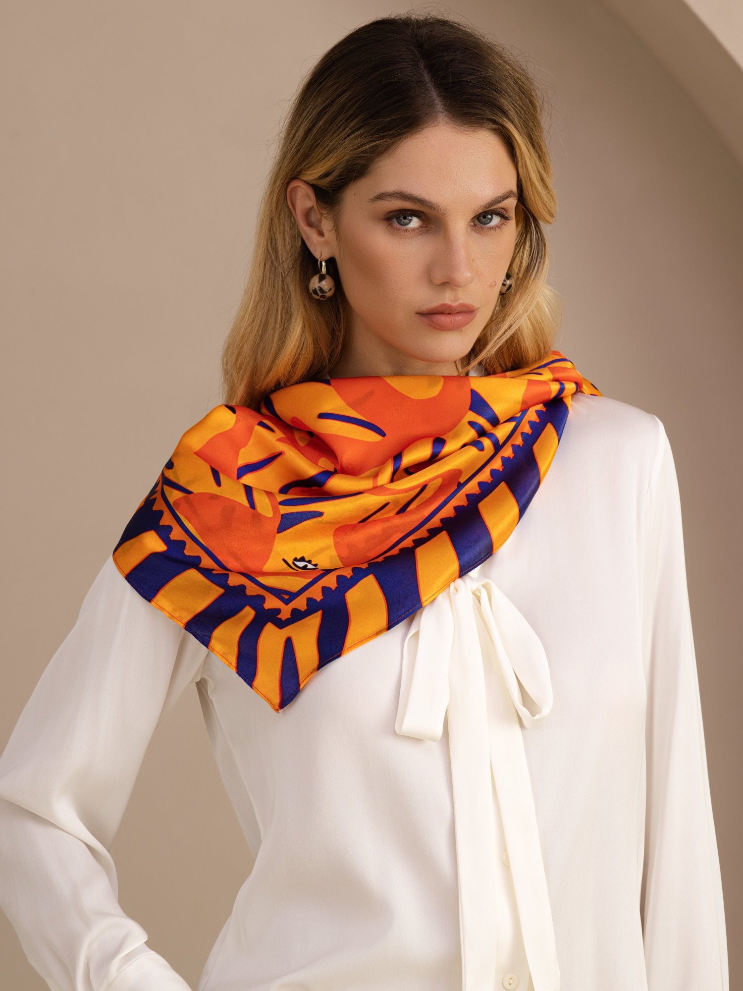 [Oransje Hund] SilkSilky-NO Scarf 002