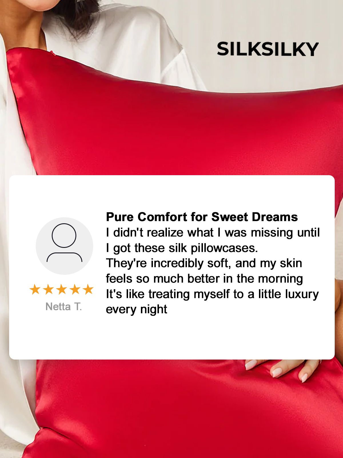 [Svart] SilkSilky-NO 19Momme Pillowcase 004