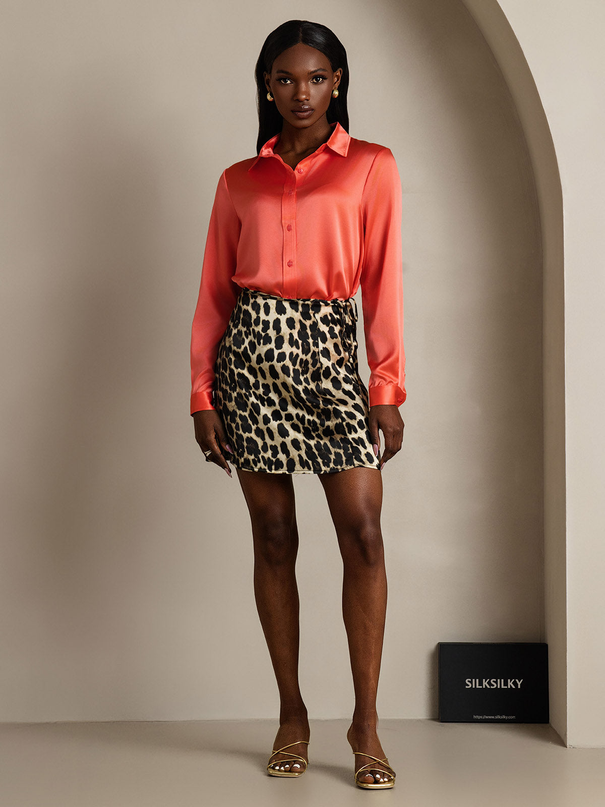 [Leopard] SilkSilky-NO Skirt 006,