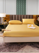 [Champagne] SilkSilky-NO 25Momme Sengesett 006