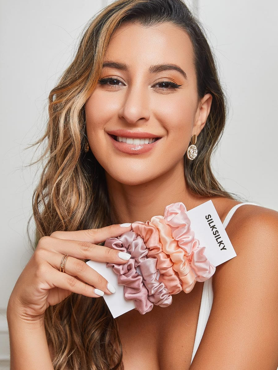 [Group4] SilkSilky-NO 19Momme Scrunchie 001