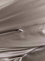 [Grå] SilkSilky-NO 22Momme Bedding Set 005,