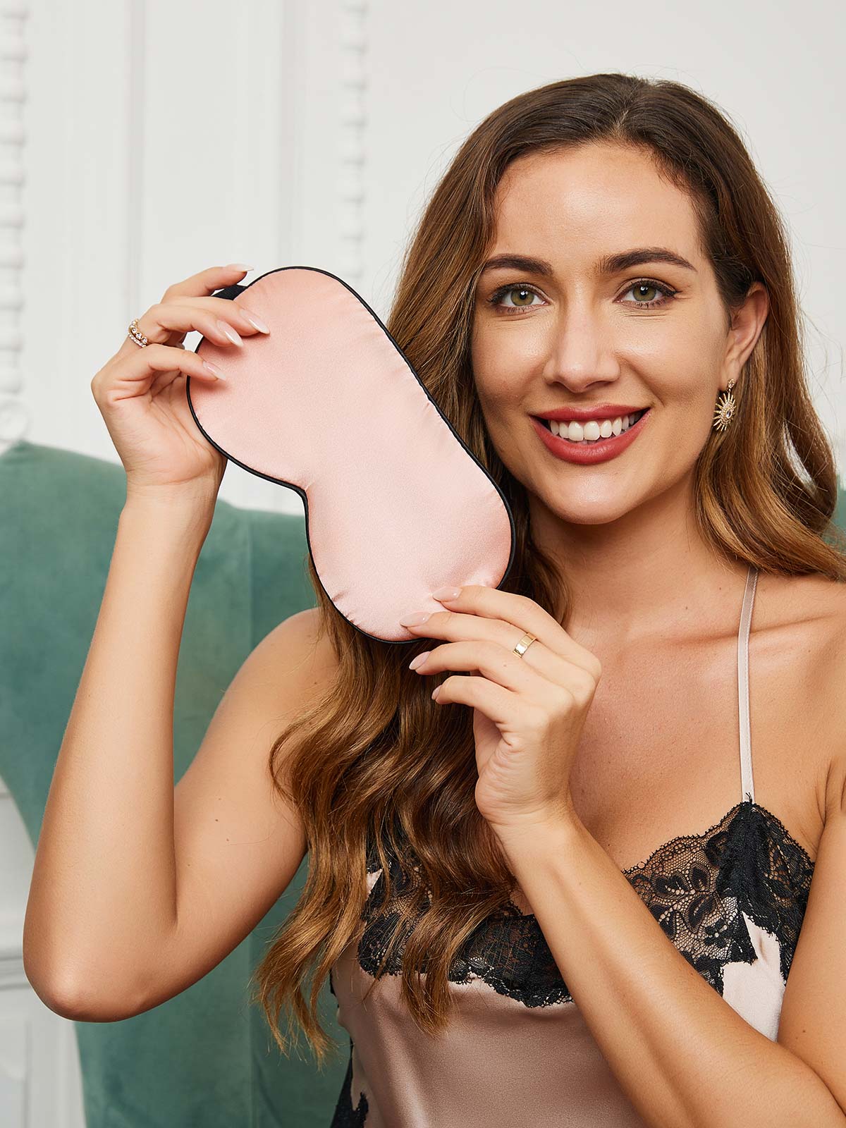 [Rosa] SilkSilky-NO 19Momme Eye Mask 010