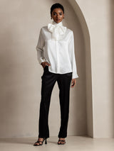 [Svart] SilkSilky-NO 19Momme Silke Womens Pants 005