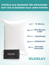 [Hvit] SilkSilky-NO 19Momme Pillowcase 002