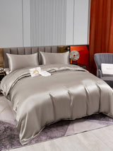 [Grå] SilkSilky-NO 22Momme Bedding Set 005,