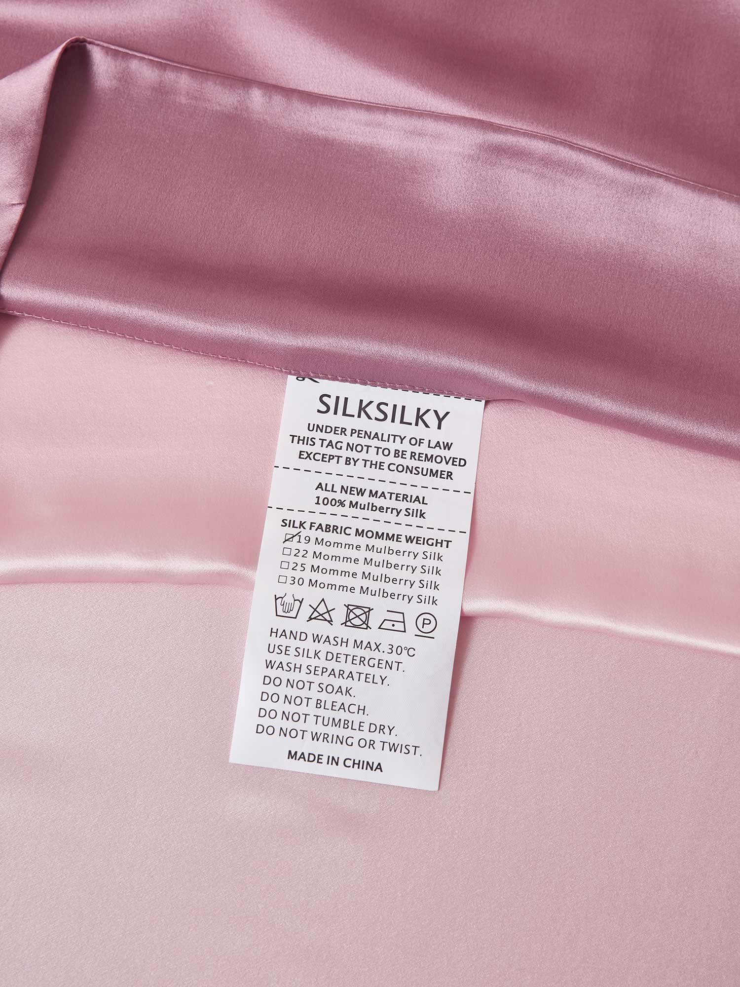 [BlekMauve+Lyserosa] SilkSilky-NO 19Momme Bedding Set 006,