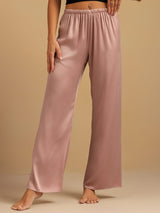 [Ferskenhud] SilkSilky-NO 19Momme Women's Sleep Pants 005