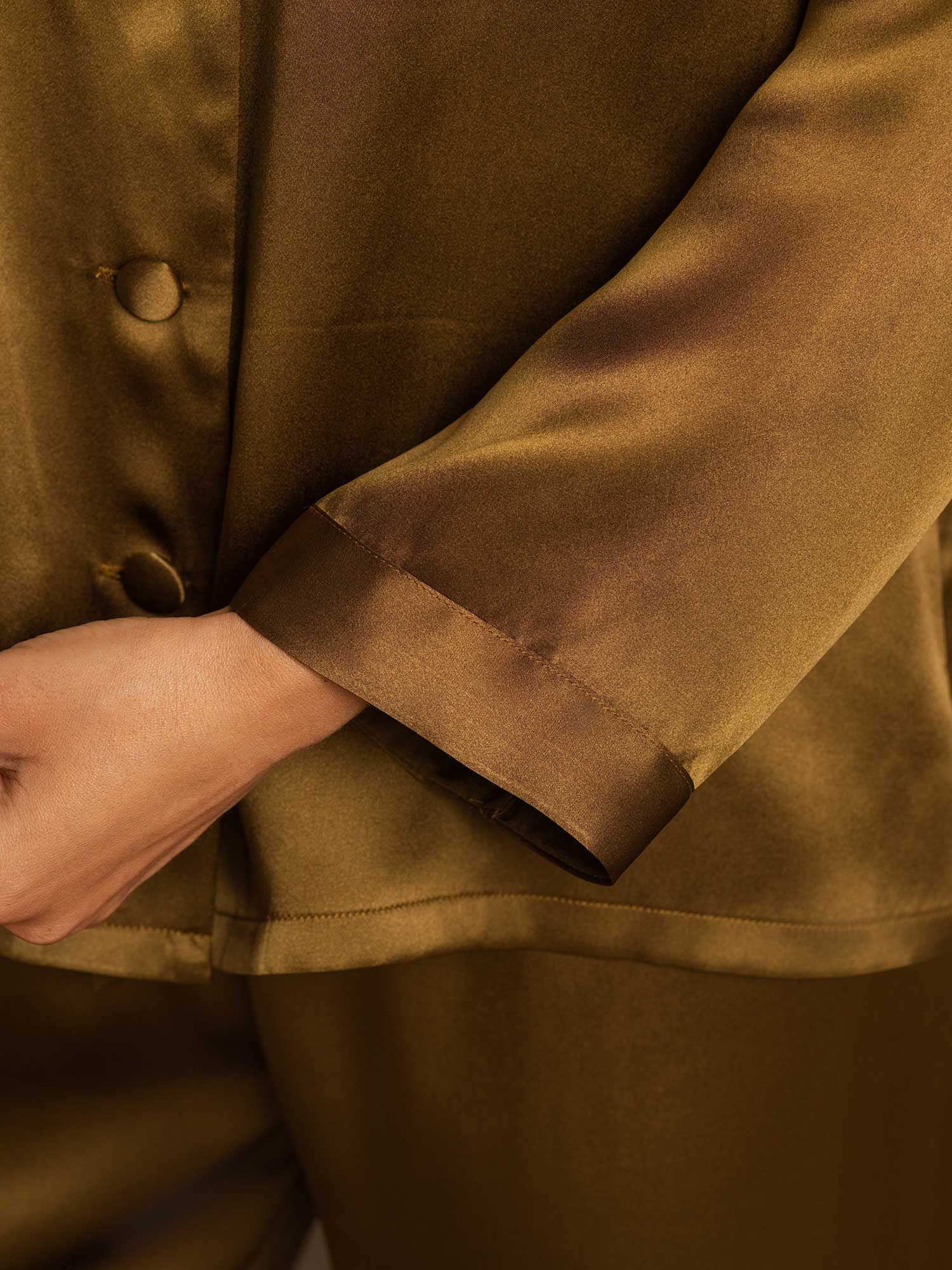 [Brun] SilkSilky-NO Pyjamas for Kvinner 008