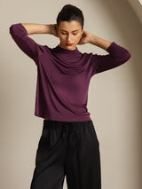 [Lilla] SilkSilky-NO Silke Womens T-Shirt 007