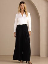 [Hvit] SilkSilky-NO Long Sleeve Damebluser 006