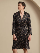 [Svart Kjede] SilkSilky-NO Long Sleeve Mens Robe 003