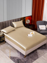 [Beige] SilkSilky-NO 22Momme Sengesett 002