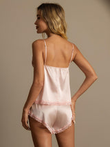 [Lyserosa] SilkSilky-NO Spaghetti Strap V Neck Camisole sett 002