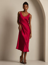 [Vin] SilkSilky-NO Sleeveless Kjole 001