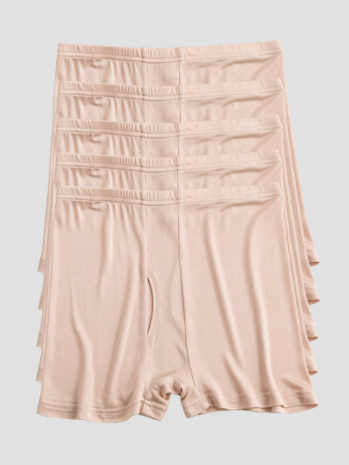 [Beige] SilkSilky-NO Mens Underwear 002