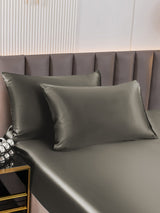 [Mørkegrå] SilkSilky-NO 19Momme Pillowcase 003