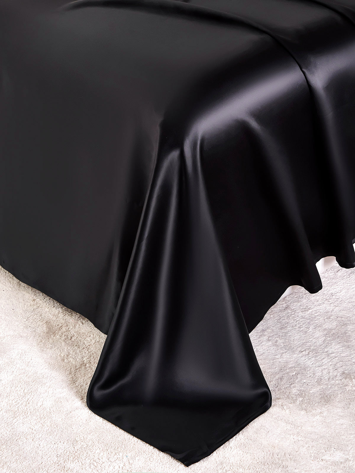 [Svart] SilkSilky-NO 22Momme Bedding Set 003